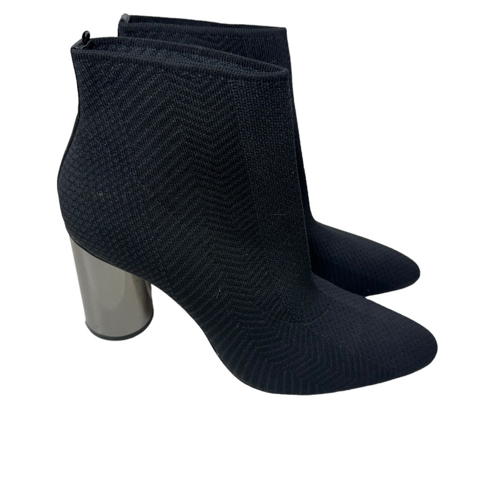 ZARA sock boots with metallic heel size 39